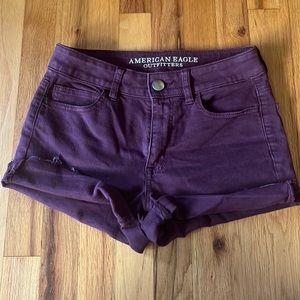 Brand: American Eagle Size Size: 4  Color: Burgundy/Mahogany